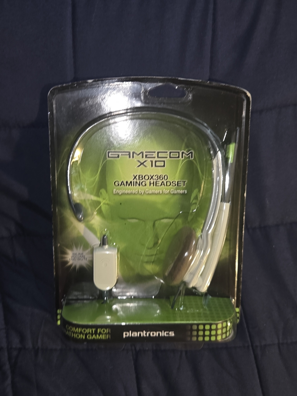Plantronics GameCom X10 Xbox 360 Gaming Headset - Black & Silver